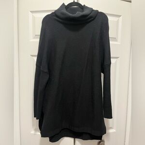 Women's Black Turtleneck Sweater